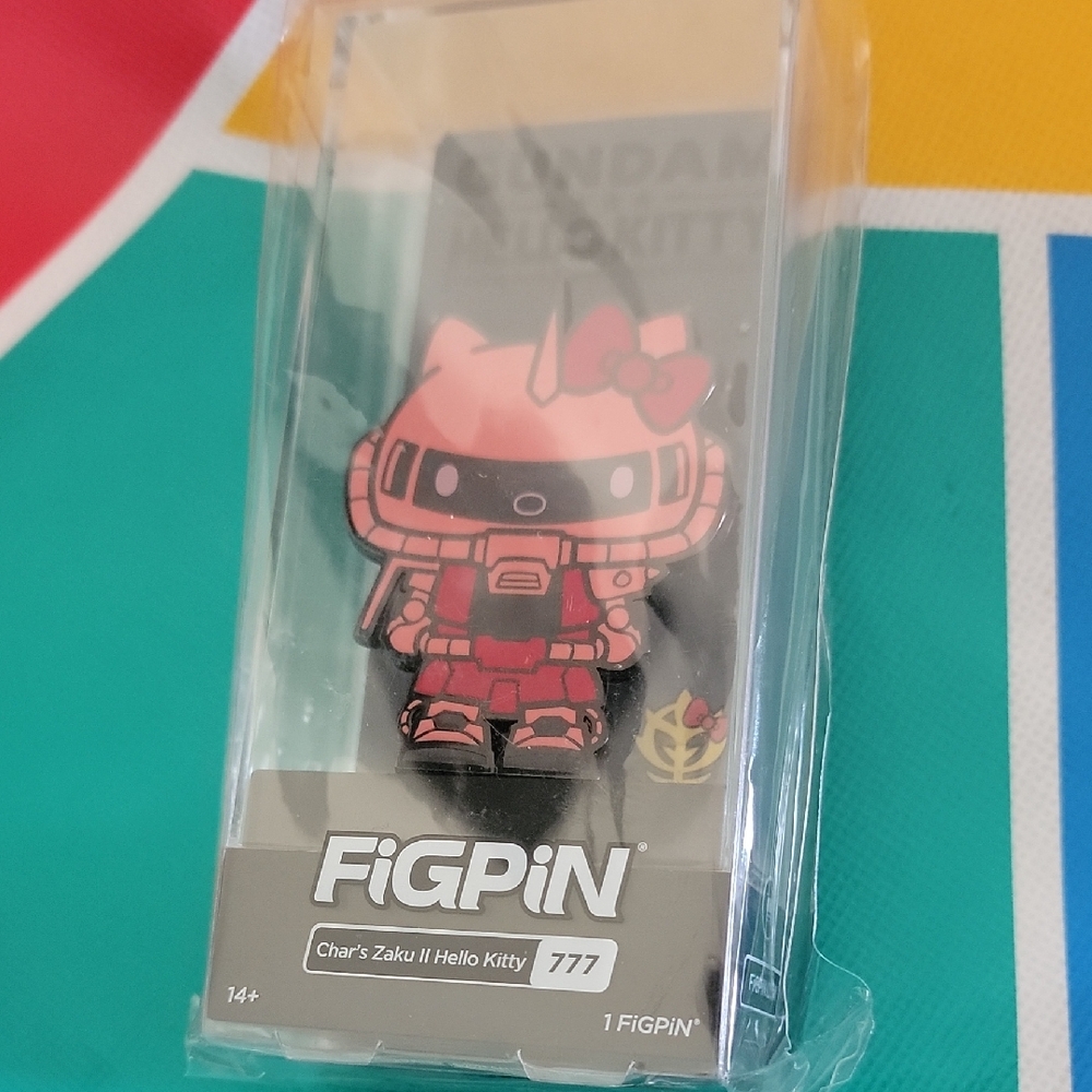 FiGPiN Char's Zaku II Hello Kitty Pin - Red